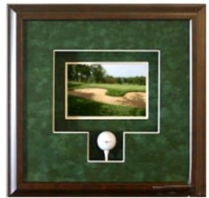 Father's day golf gift shadow box shadowbox